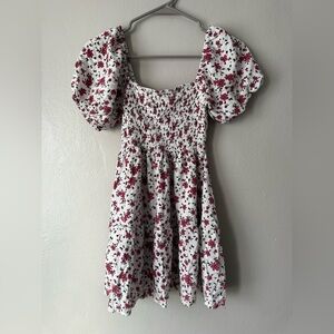 Floral Puff Sleeve Dress